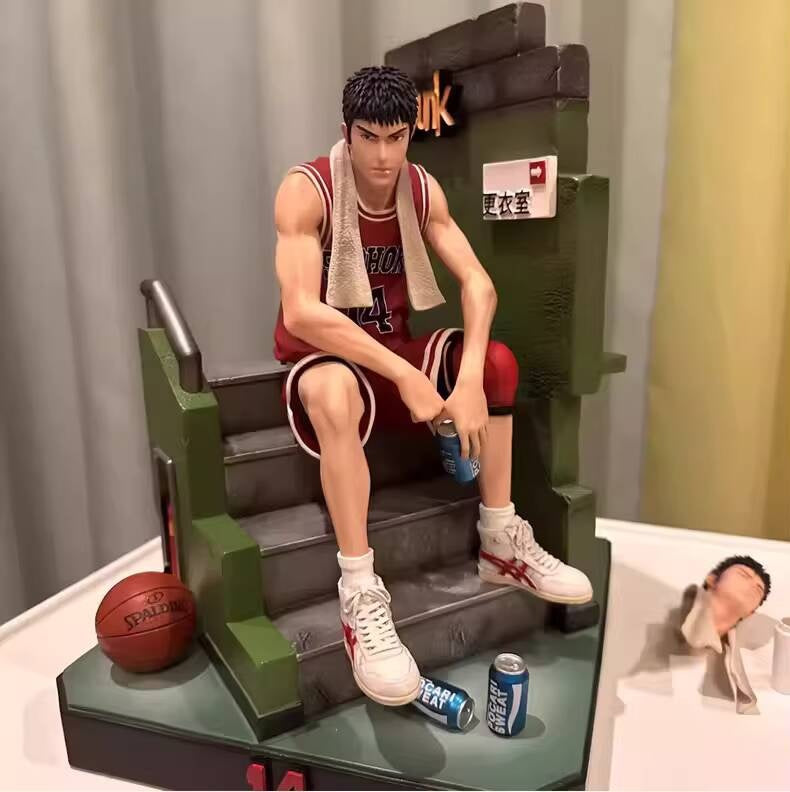 SLAM DUNK Sakuragi Hanamichi Shohuku Miyagi Ryota Anime Figurine Model GK Action Figure Oversize Statue Collection Toy Figma