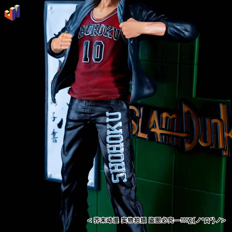 SLAM DUNK Sakuragi Hanamichi Shohuku Miyagi Ryota Anime Figurine Model GK Action Figure Oversize Statue Collection Toy Figma