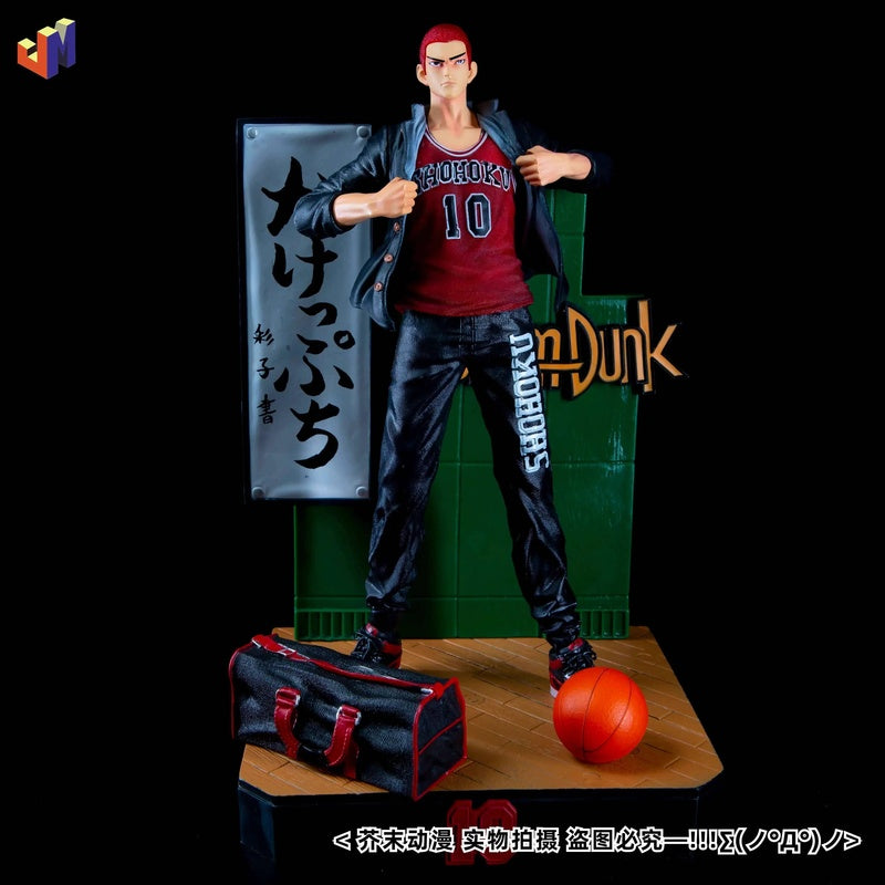 SLAM DUNK Sakuragi Hanamichi Shohuku Miyagi Ryota Anime Figurine Model GK Action Figure Oversize Statue Collection Toy Figma