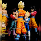 HY Studio Dragon Ball Z Goku SSJ1 SSJ2 32cm Anime Figure