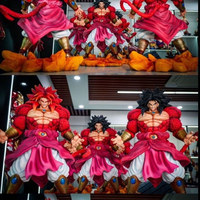 DX Studio Dragon Ball Anime Figures Broly SSJ4 50cm Action Figure Desktop Ornament PVC Statue Figma Figurine Collectible Toys