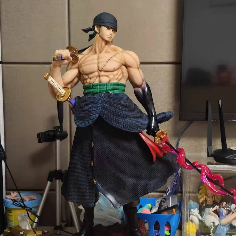 JT Studio One Piece Roronoa Zoro Statue 73cm Anime Oversize Model Figures Action Figure Desktop Figurine Figma Collectible Toys