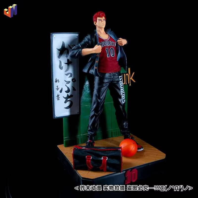 SLAM DUNK Sakuragi Hanamichi Shohuku Miyagi Ryota Anime Figurine Model GK Action Figure Oversize Statue Collection Toy Figma