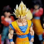 HY Studio Dragon Ball Z Goku SSJ1 SSJ2 32cm Anime Figure
