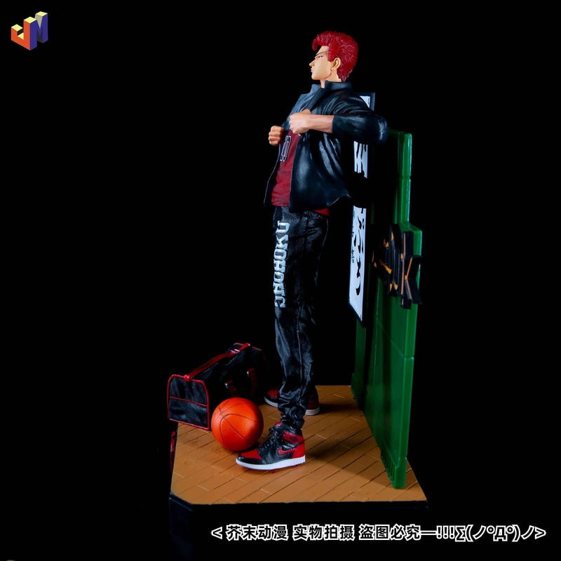 SLAM DUNK Sakuragi Hanamichi Shohuku Miyagi Ryota Anime Figurine Model GK Action Figure Oversize Statue Collection Toy Figma