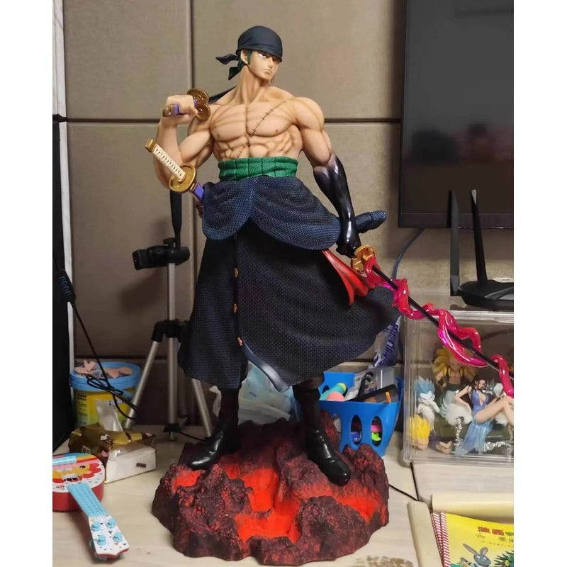 JT Studio One Piece Roronoa Zoro Statue 73cm Anime Oversize Model Figures Action Figure Desktop Figurine Figma Collectible Toys