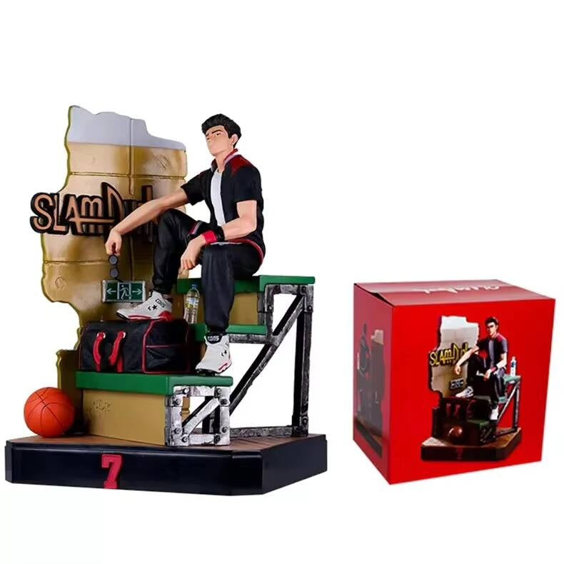 SLAM DUNK Sakuragi Hanamichi Shohuku Miyagi Ryota Anime Figurine Model GK Action Figure Oversize Statue Collection Toy Figma
