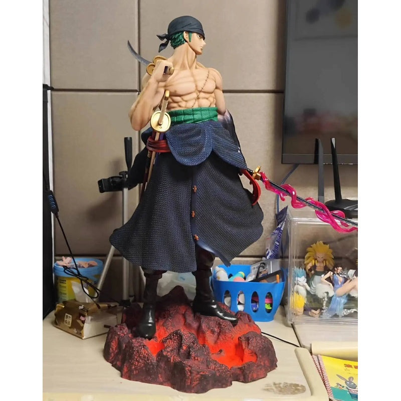 JT Studio One Piece Roronoa Zoro Statue 73cm Anime Oversize Model Figures Action Figure Desktop Figurine Figma Collectible Toys
