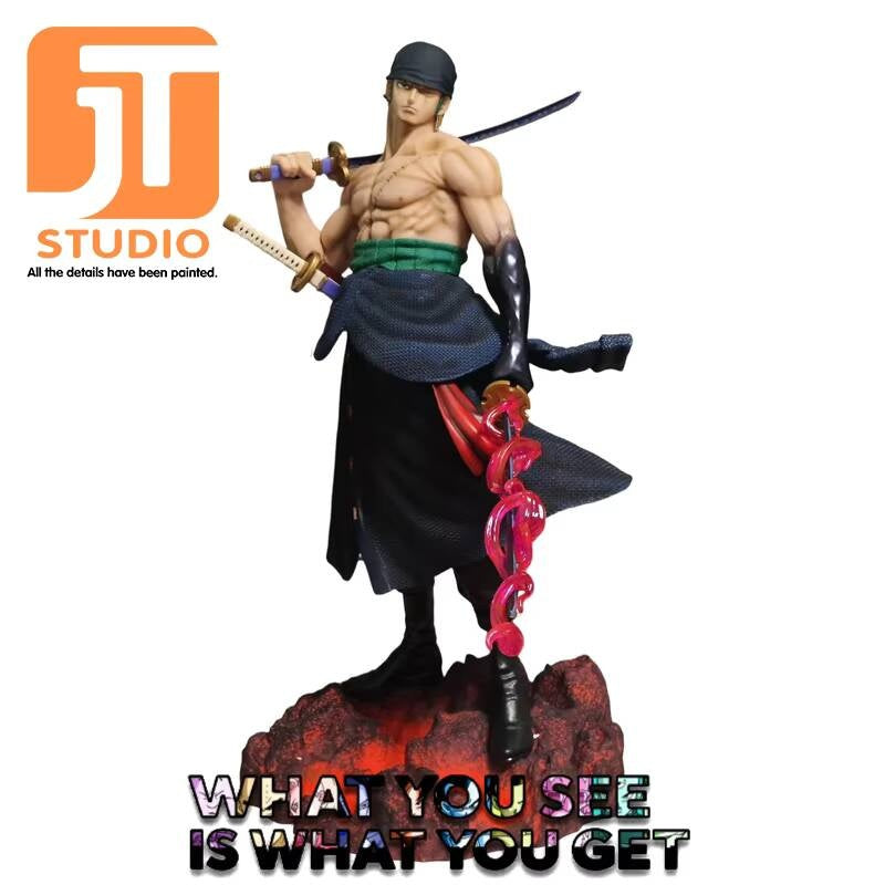 JT Studio One Piece Roronoa Zoro Statue 73cm Anime Oversize Model Figures Action Figure Desktop Figurine Figma Collectible Toys