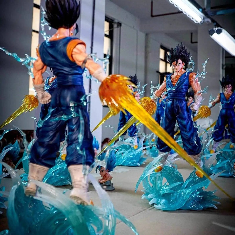 JT Studio 070 Dragon Ball Z Vegetto Vegito Bejitto Anime Model Gogeta Gojita SSJ1 Blue Action Figure Statue Figurine DBZ Toy