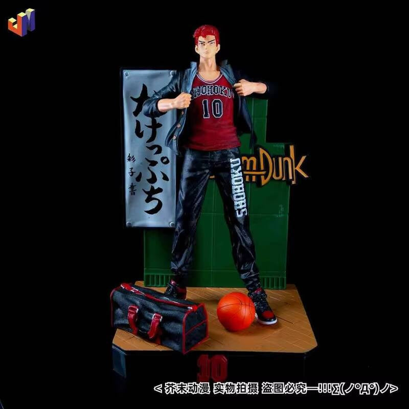 SLAM DUNK Sakuragi Hanamichi Shohuku Miyagi Ryota Anime Figurine Model GK Action Figure Oversize Statue Collection Toy Figma
