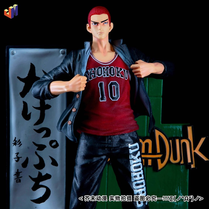 SLAM DUNK Sakuragi Hanamichi Shohuku Miyagi Ryota Anime Figurine Model GK Action Figure Oversize Statue Collection Toy Figma