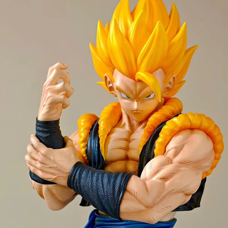 【JT Studio】 Dragon Ball Z 2% 53cm Vegito Bejitto Gogeta Gojita SSJ1 Anime Model Goku Vegeta Action Figure Statue Doll Figurine Toy