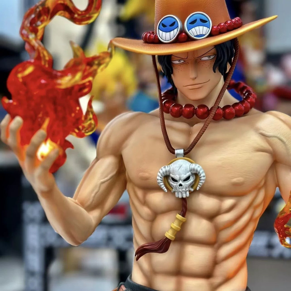 JT Studio One Piece Portgas D. Ace 70cm Anime Figure PVC Statue 1/4 Scale