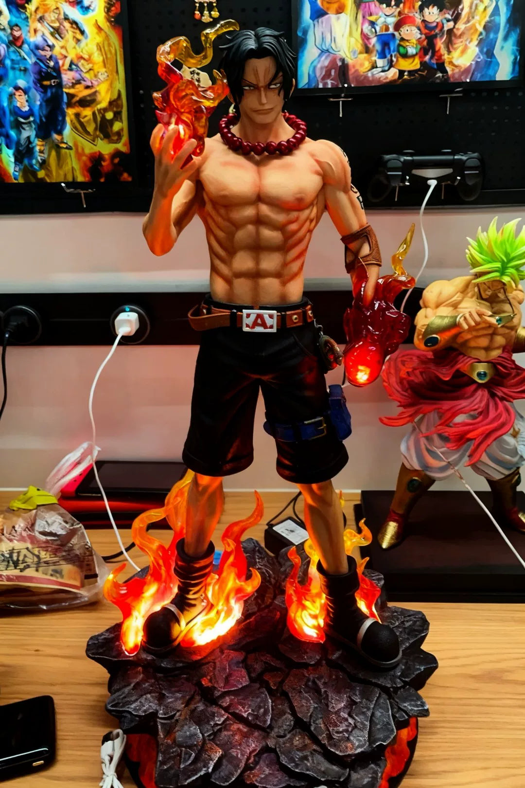 JT Studio One Piece Portgas D. Ace 70cm Anime Figure PVC Statue 1/4 Scale