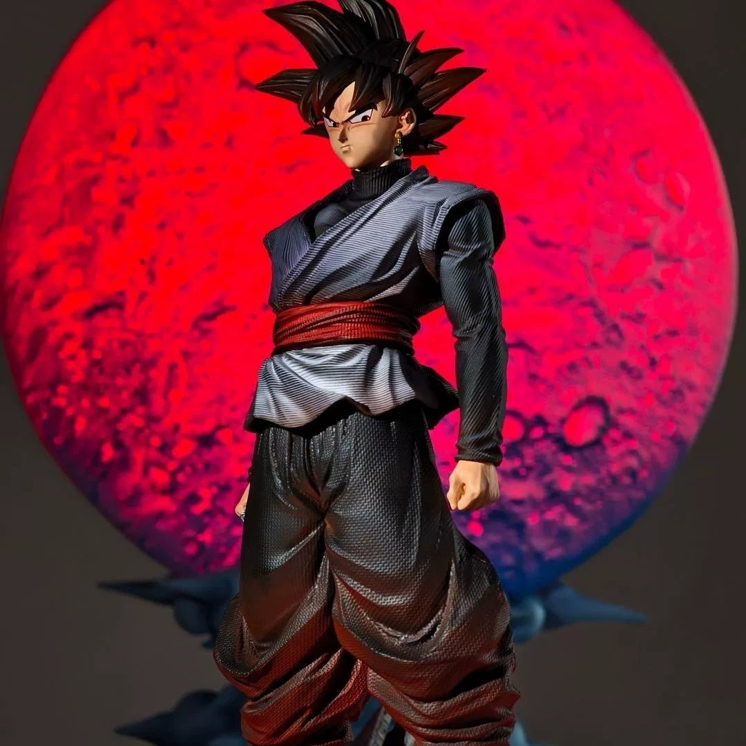 JT Studio Dragon Ball Z Black Goku 38cm Anime Figure PVC Statue 1/6 Scale