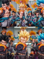 JT Studio Dragon Ball Z SSJ2 Gogeta 47cm Anime Figure PVC Statue 1/6 Scale