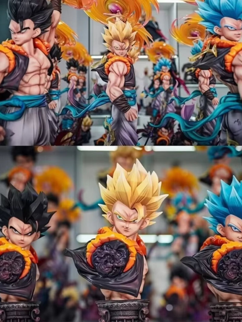 JT Studio Dragon Ball Z SSJ2 Gogeta 47cm Anime Figure PVC Statue 1/6 Scale
