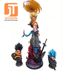 JT Studio Dragon Ball Z SSJ2 Gogeta 47cm Anime Figure PVC Statue 1/6 Scale