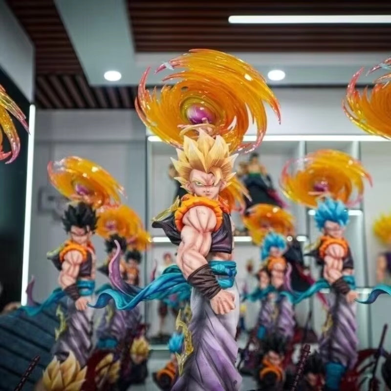 JT Studio Dragon Ball Z SSJ2 Gogeta 47cm Anime Figure PVC Statue 1/6 Scale