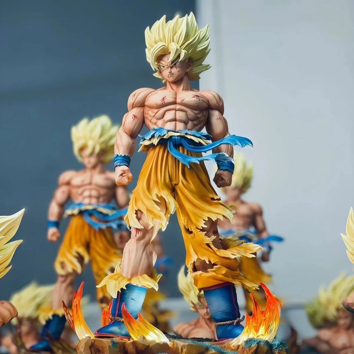 JT Studio Dragon Ball Z SSJ1 GoKu 35cm Anime Figure PVC Statue 1/6 Scale