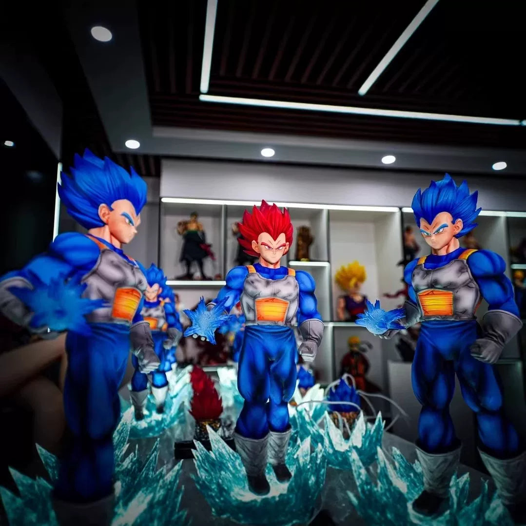 JT Studio Dragon Ball Z Super Saiyan Blue Vegeta 34cm Anime Figure PVC Statue 1/6 Scale
