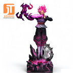 JT Studio Dragon Ball Z Super Saiyan Pink Goku 38cm Anime Figure PVC Statue 1/6 Scale