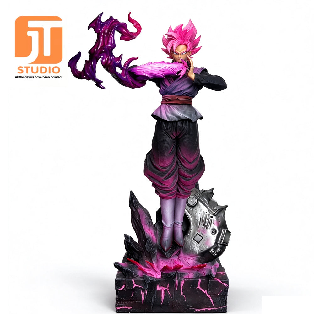JT Studio Dragon Ball Z Super Saiyan Pink Goku 38cm Anime Figure PVC Statue 1/6 Scale