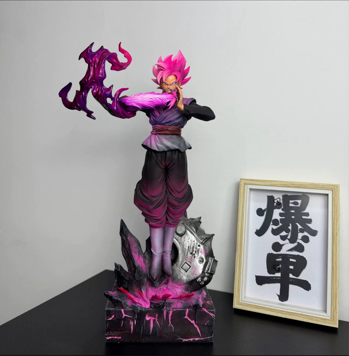 JT Studio Dragon Ball Z Super Saiyan Pink Goku 38cm Anime Figure PVC Statue 1/6 Scale