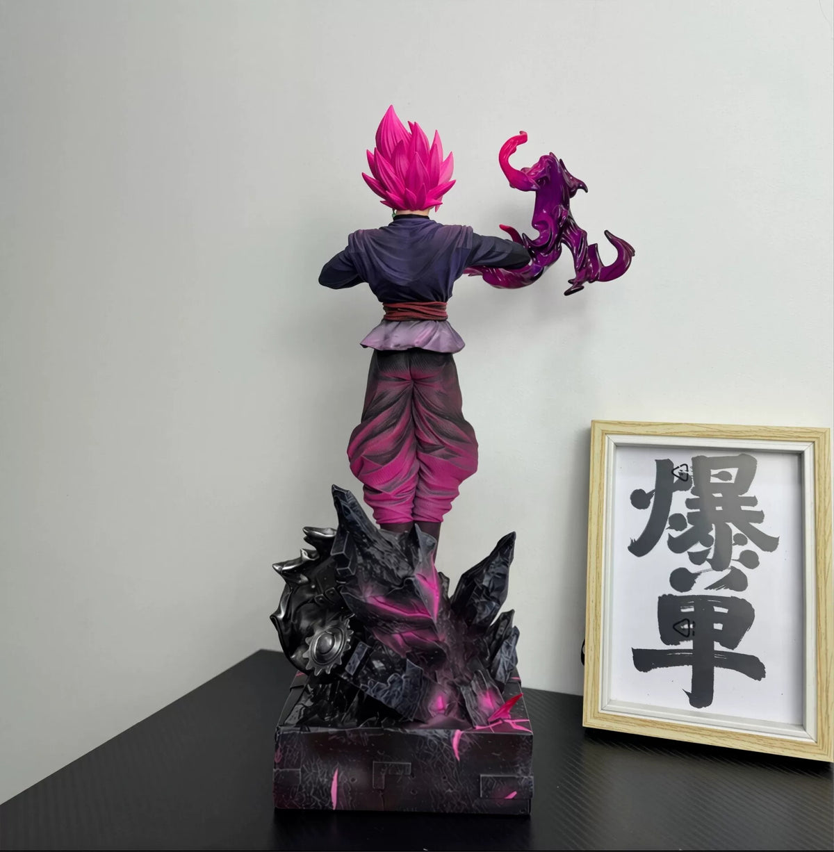JT Studio Dragon Ball Z Super Saiyan Pink Goku 38cm Anime Figure PVC Statue 1/6 Scale