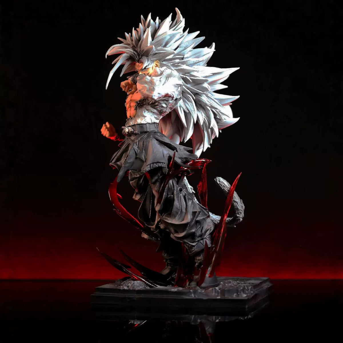 JT Studio Dragon Ball Z SSJ5 GoKu 36cm Anime Figure PVC Statue 1/4 Scale