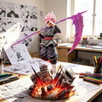 JT Studio Dragon Ball Z Super Saiyan Pink Goku 45cm Anime Figure PVC Statue 1/4 Scale
