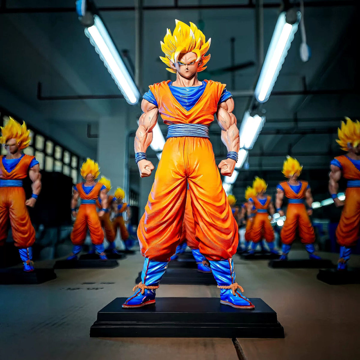 JT Studio Dragon Ball Z SSJ2 Goku 32cm Anime Figure PVC Statue 1/6 Scale