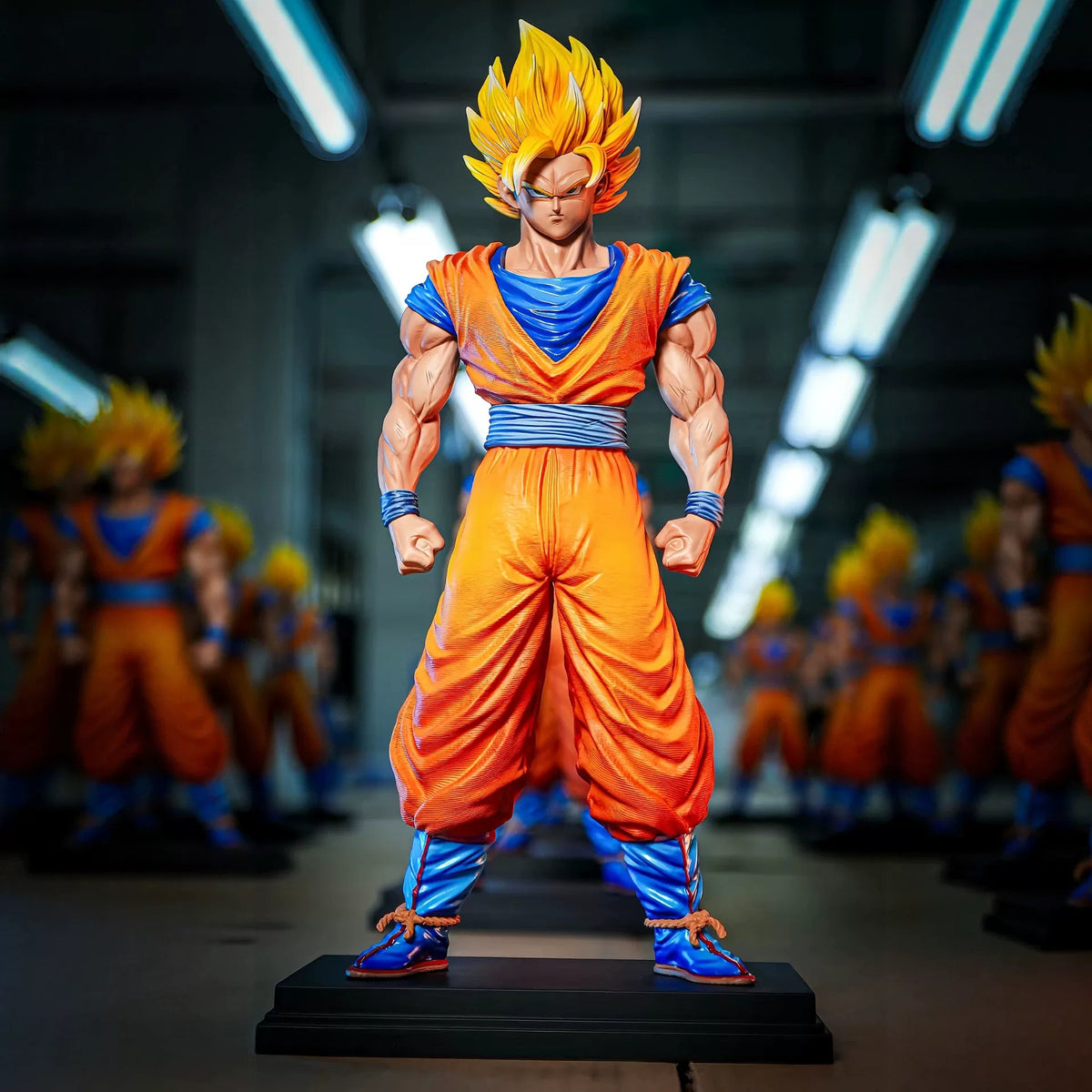 JT Studio Dragon Ball Z SSJ2 Goku 32cm Anime Figure PVC Statue 1/6 Scale