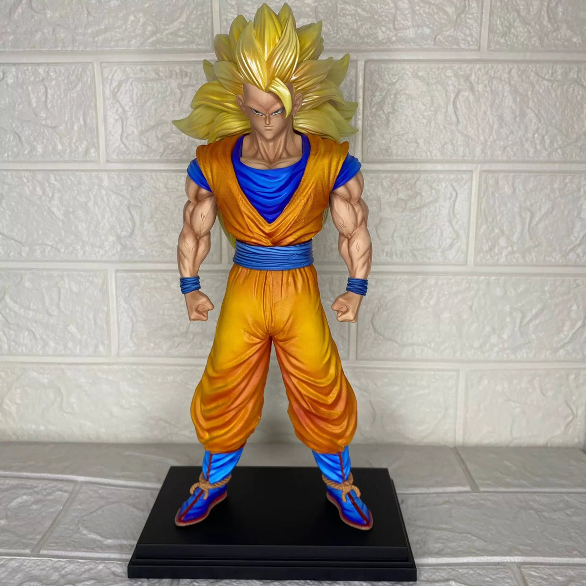 JT Studio Dragon Ball Z SSJ3 GoKu 34cm Anime Figure PVC Statue 1/6 Scale