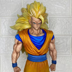 JT Studio Dragon Ball Z SSJ3 GoKu 34cm Anime Figure PVC Statue 1/6 Scale