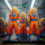 JT Studio Dragon Ball Z SSJ3 GoKu 34cm Anime Figure PVC Statue 1/6 Scale
