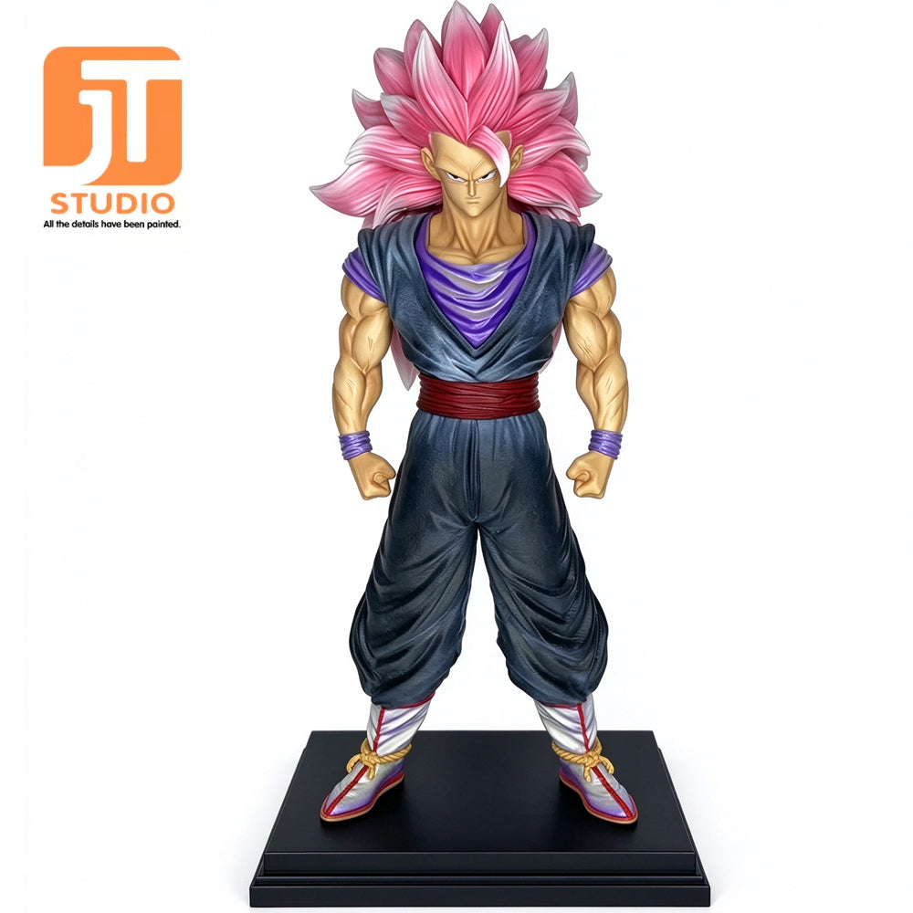 JT Studio Dragon Ball Z SSJ3 pink GoKu 32cm Anime Figure PVC Statue 1/6 Scale