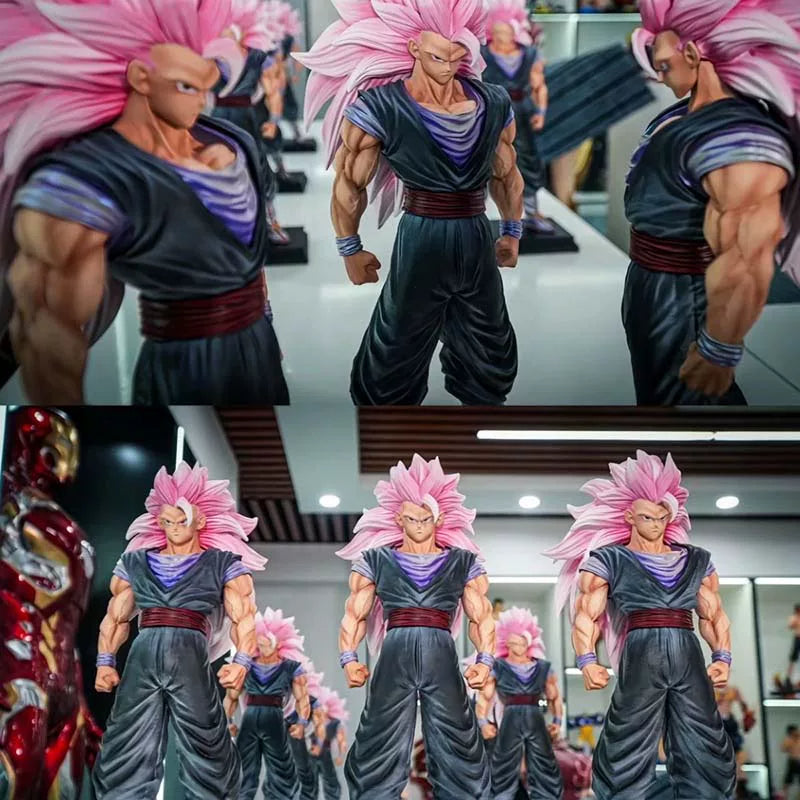 JT Studio Dragon Ball Z SSJ3 pink GoKu 32cm Anime Figure PVC Statue 1/6 Scale