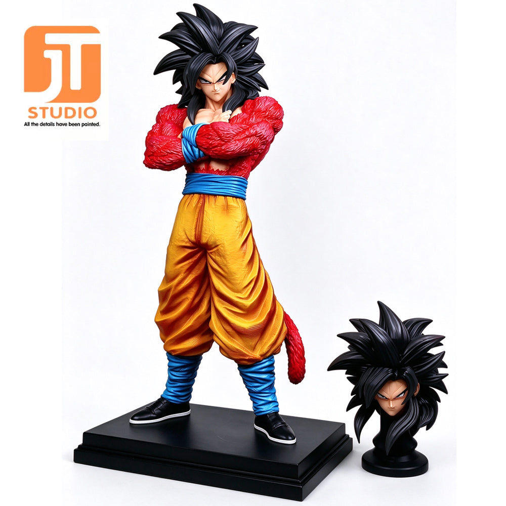 JT Studio Dragon Ball Z SSJ4 Goku 32cm Anime Figure PVC Statue 1/6 Scale