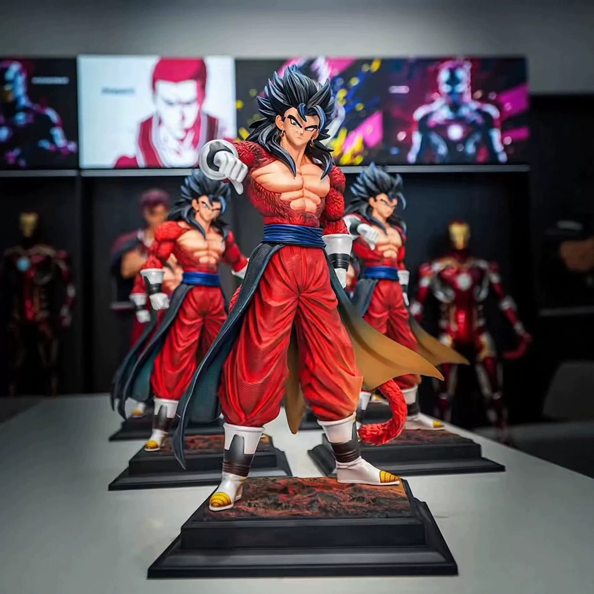 JT Studio Dragon Ball Z SSJ4 Vegito A 33cm Anime Figure PVC Statue 1/6 Scale