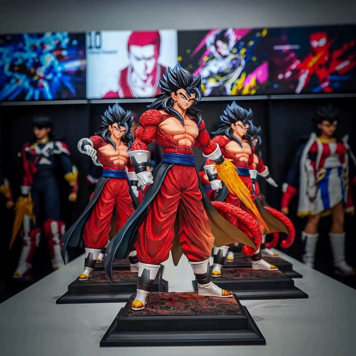 JT Studio Dragon Ball Z SSJ4 Vegito A 33cm Anime Figure PVC Statue 1/6 Scale