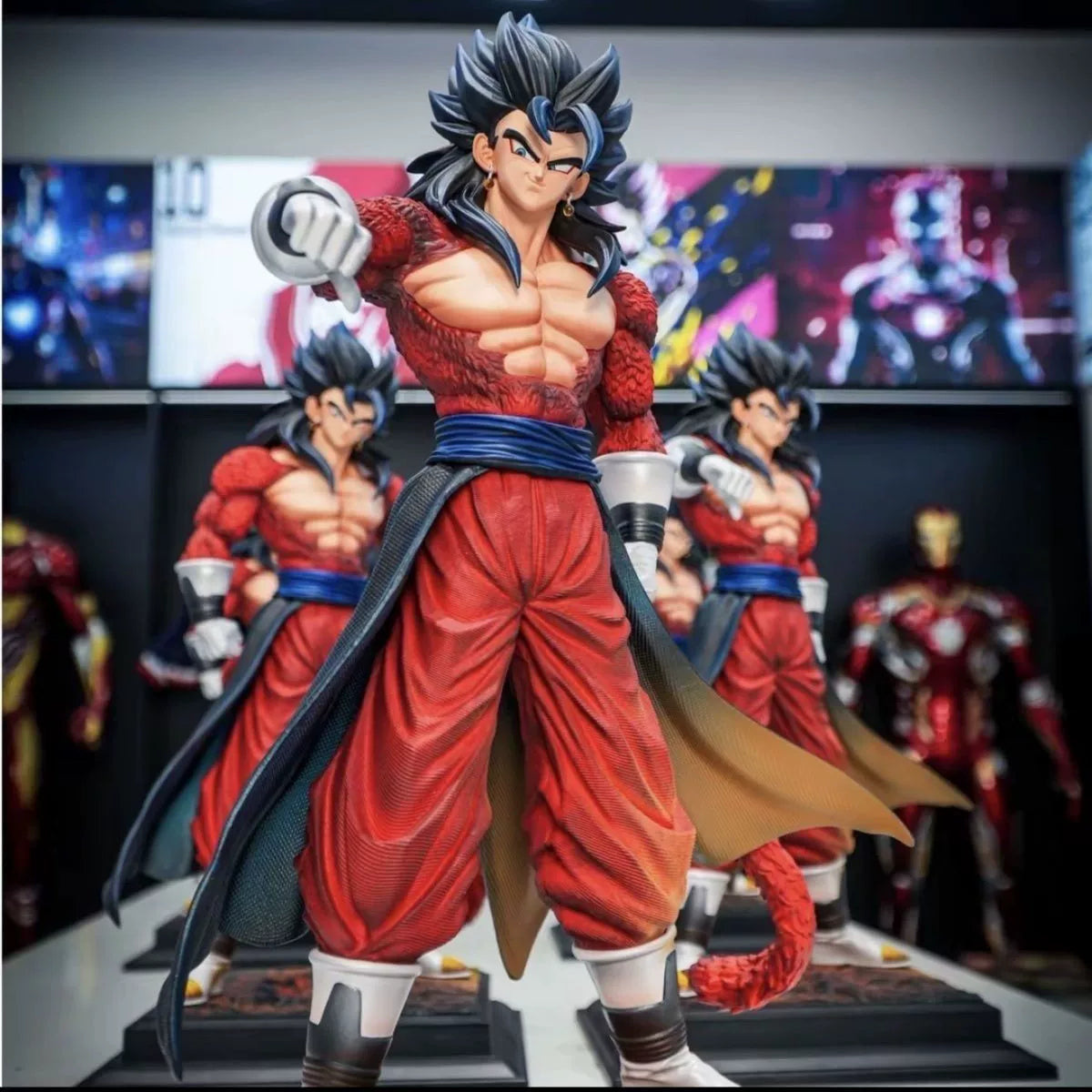 JT Studio Dragon Ball Z SSJ4 Vegito A 33cm Anime Figure PVC Statue 1/6 Scale