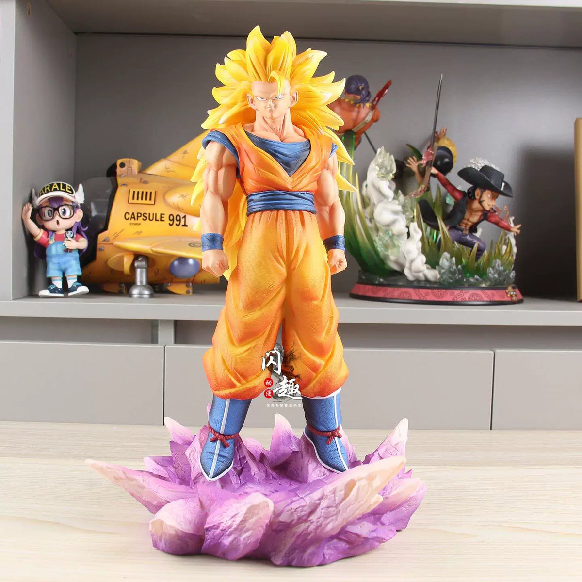JT Studio Dragon Ball Z SSJ3 GoKu 37cm Anime Figure PVC Statue 1/6 Scale