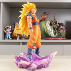 JT Studio Dragon Ball Z SSJ3 GoKu 37cm Anime Figure PVC Statue 1/6 Scale