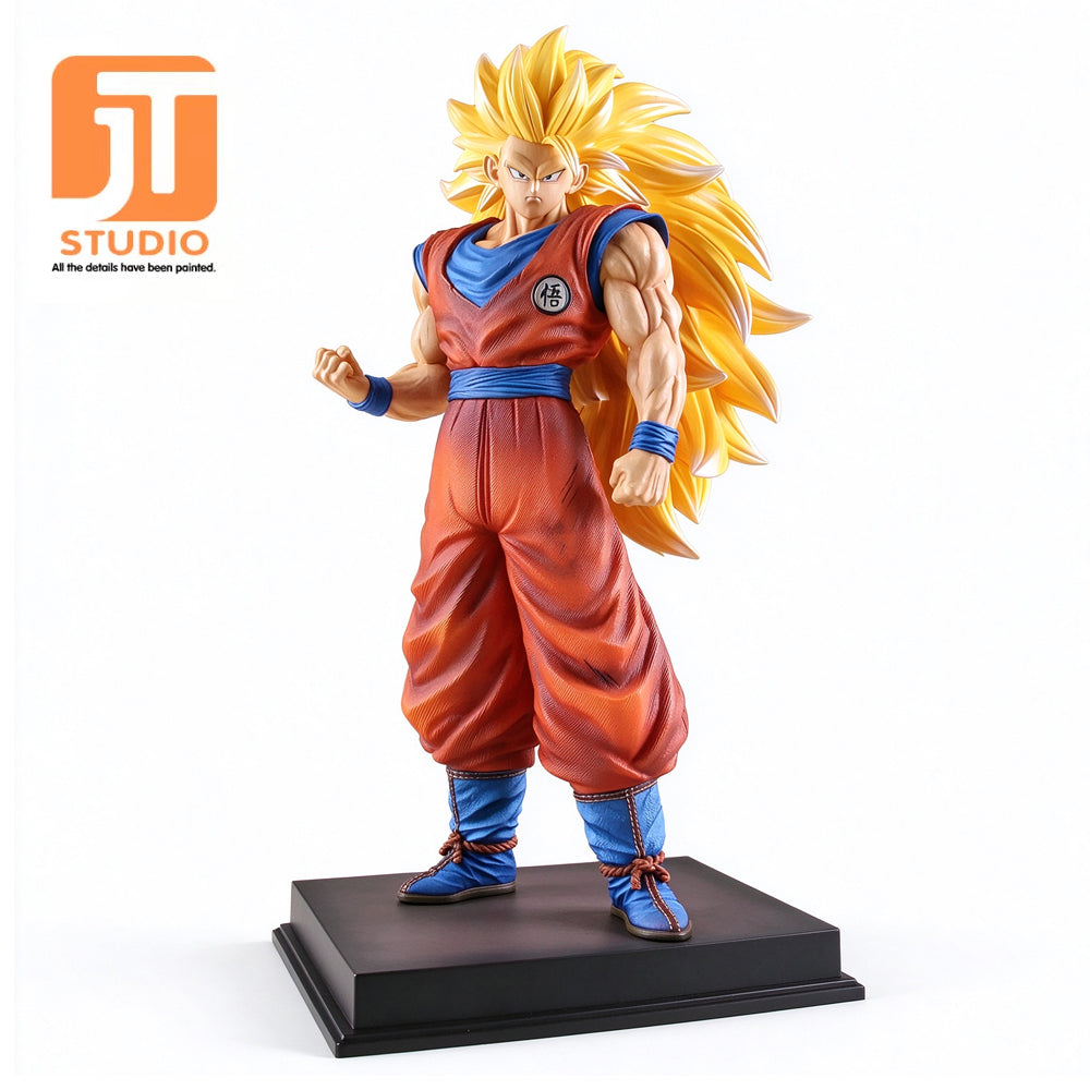 JT Studio Dragon Ball Z 2% SSJ3 GoKu 53cm Anime Figure PVC Statue 1/4 Scale