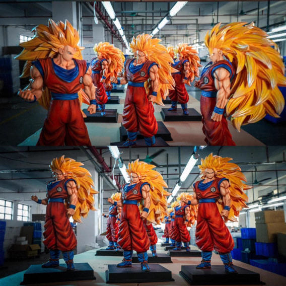 JT Studio Dragon Ball Z 2% SSJ3 GoKu 53cm Anime Figure PVC Statue 1/4 Scale