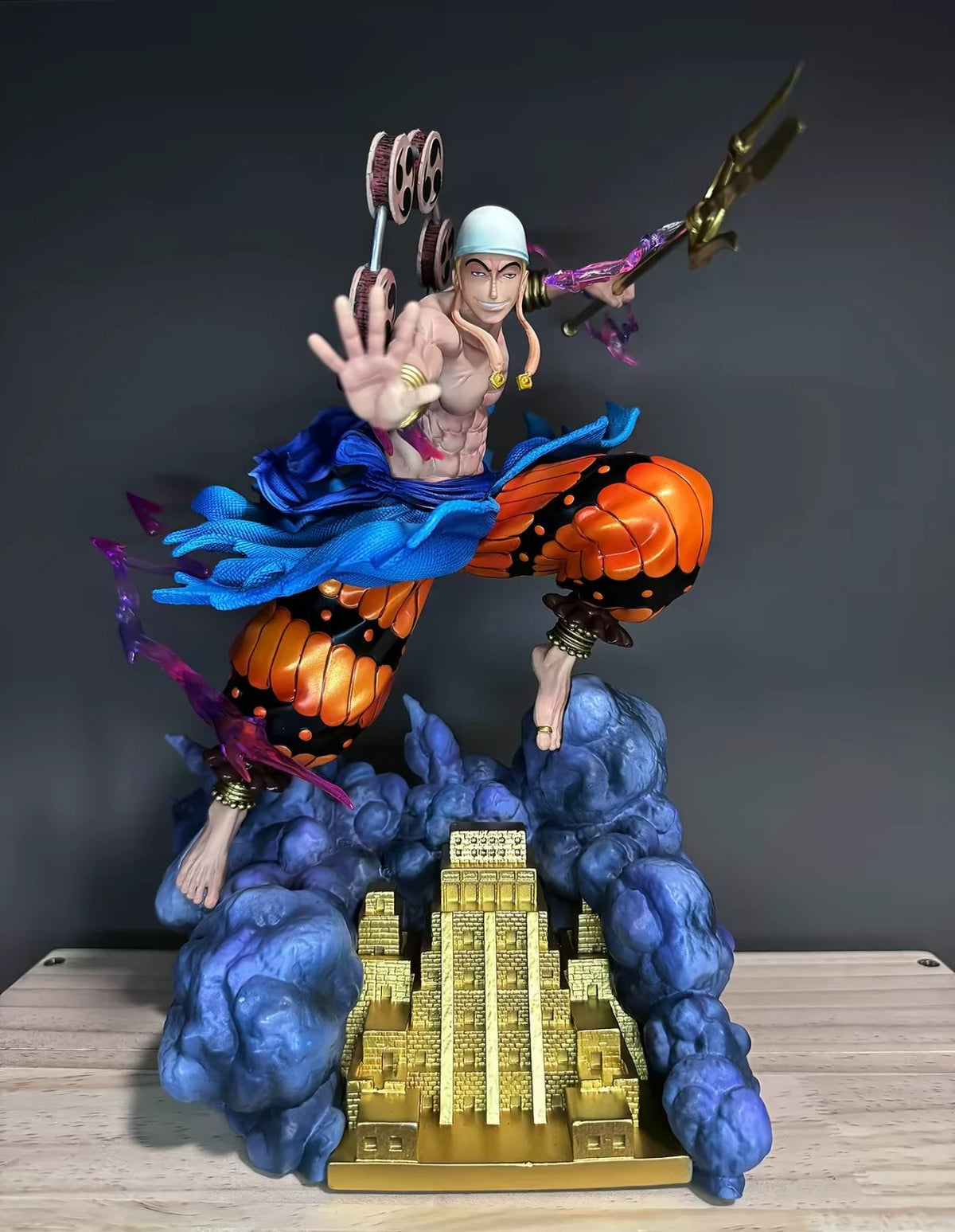 JT Studio One Piece Enel 33cm Anime Figure PVC Statue 1/6 Scale