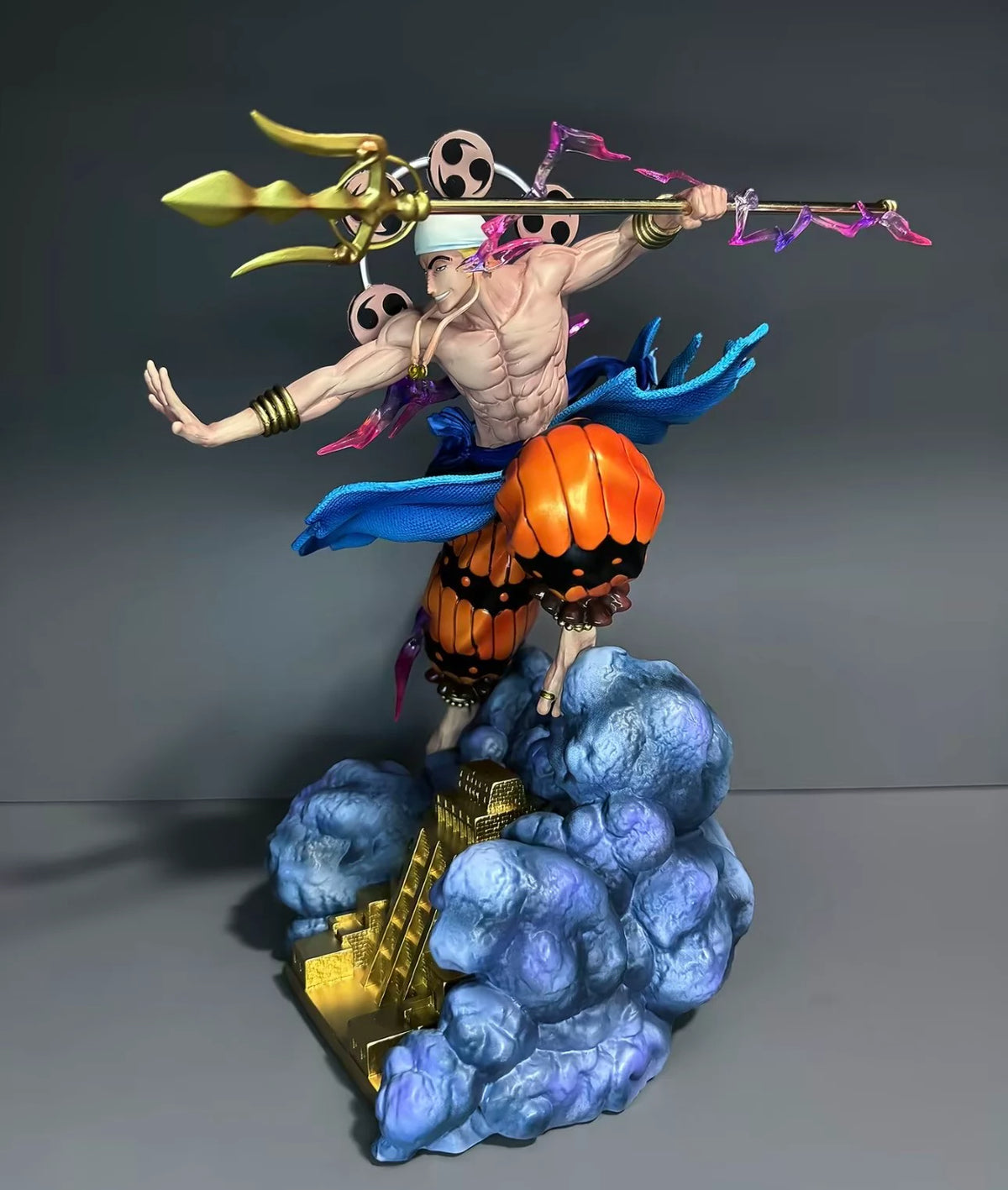 JT Studio One Piece Enel 33cm Anime Figure PVC Statue 1/6 Scale